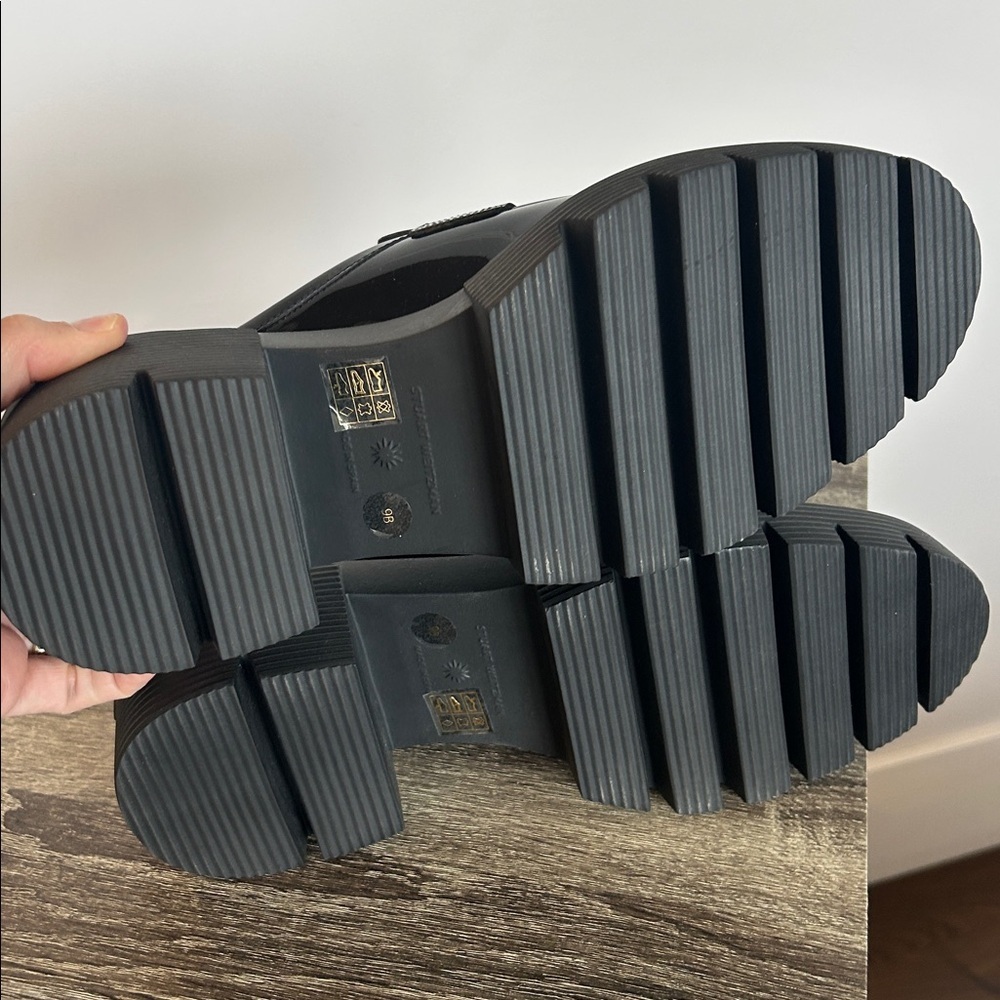 Stuart Weitzman SoHo Mule Loafer in Black NEW - Picture 10 of 13